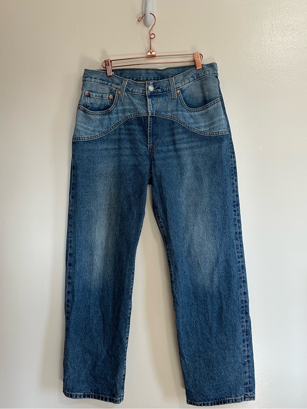 Levi's 501 90's Western Two-Tone Jeans, Size 31 - Picture 2 of 12
